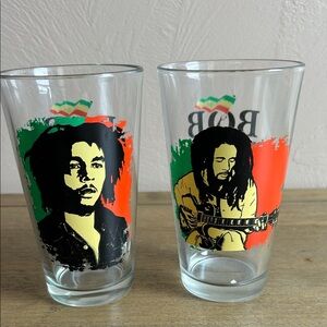 Bob Marley Pub Glass Set. Reggae Vibes 16 Oz
Beer Glasses Bob Marley Memorabilia